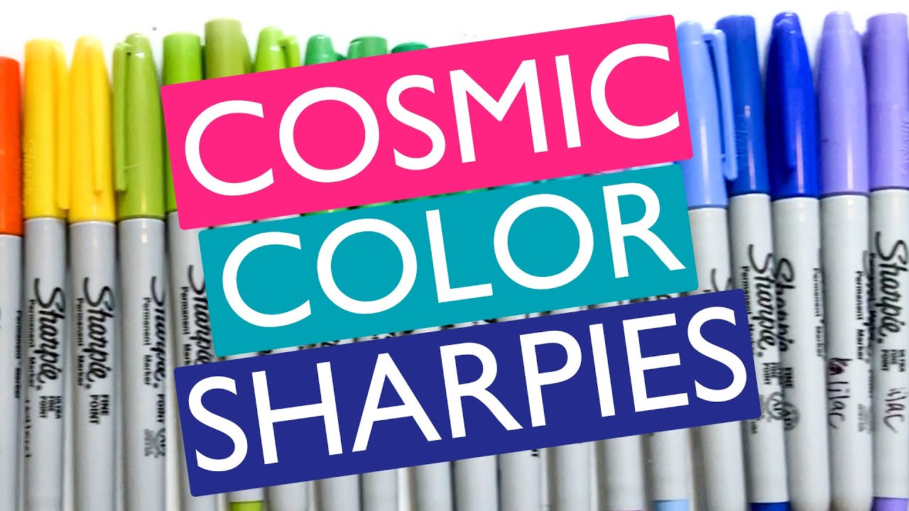 Honest Review  Unboxing Sharpie Color Burst Fine Point Permanent Markers 